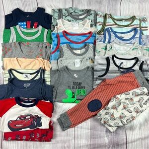 Assorted Brands Boys Size 3T Summer/Spring Bundle 🌟 Tank Tops Pajama Shorts